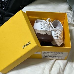Fendi baby shoes